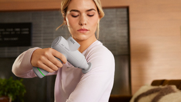 Hypervolt Go 2: 3 settings and 2 attachments