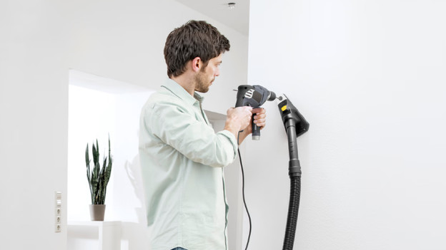 Bouwstof opzuigen bouwstofzuiger boren steen