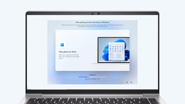 Doorloop de stappen van de Windows 11 installatie.