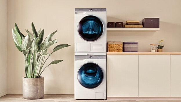 Machine à laver et sèche-linge séparés