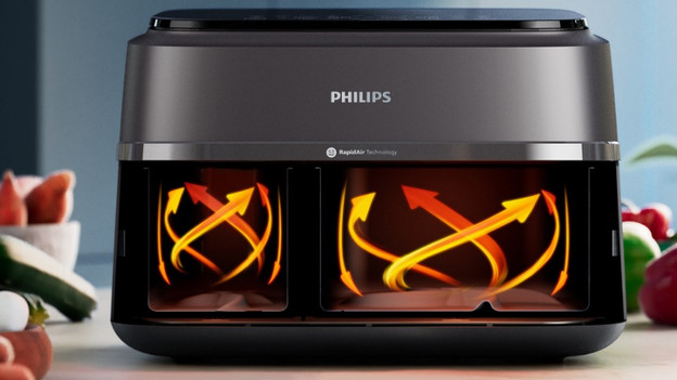 RapidAir technologie in beide lades