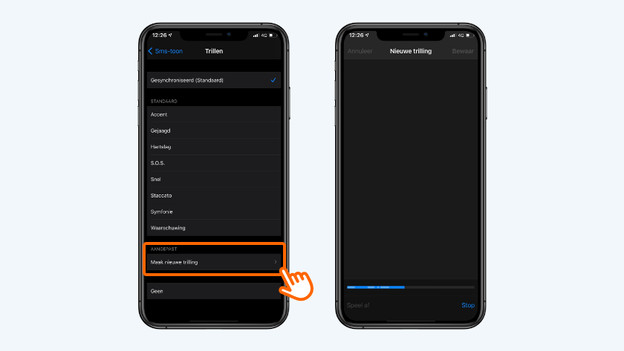 iPhone vibration notifications