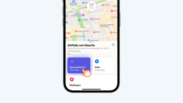 Speel geluid af knop