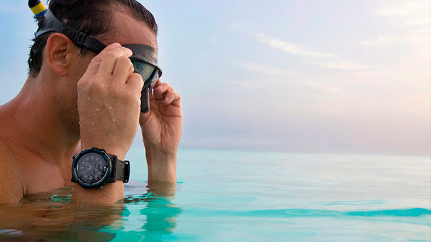 Snorkelen met waterdicht horloge