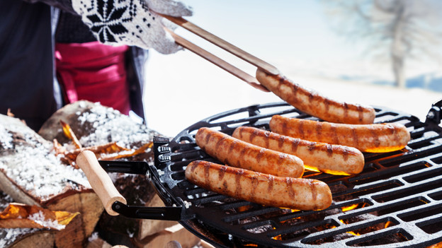 Worst op de barbecue