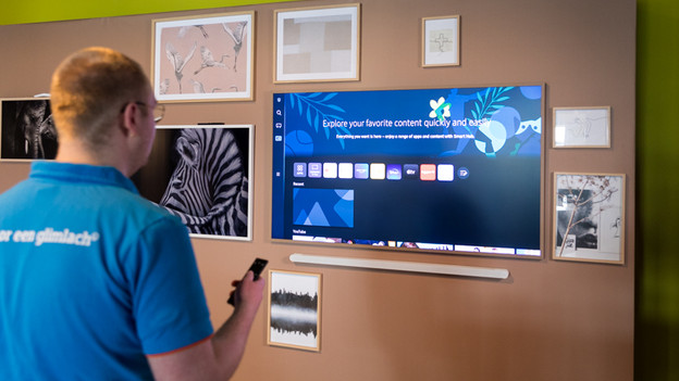 The Frame 2022: schermvullend, nieuw smart menu