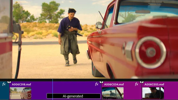 Verleng audio en videoclips in Premiere Pro met AI