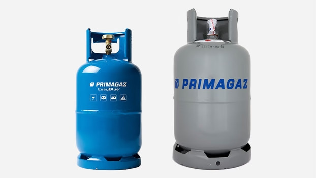 Store barbecue gas bottle