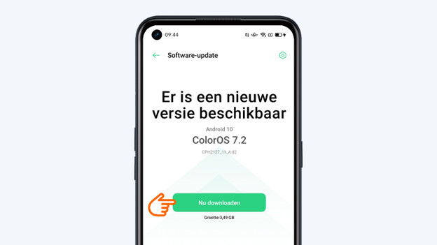 Nieuwe software update downloaden