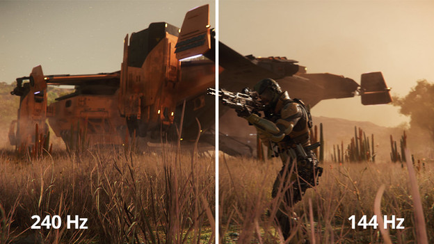 Gaming monitor 144 Hz verversingssnelheid refresh rate snel