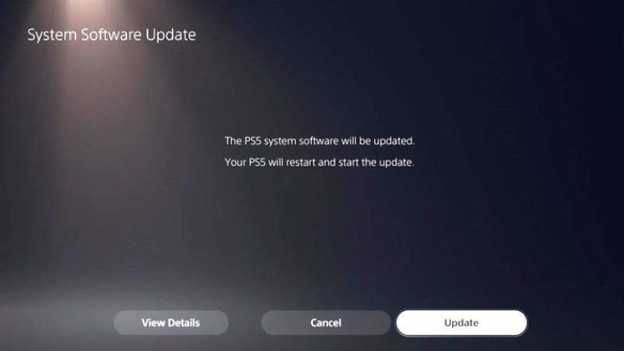 PS5 firmware update