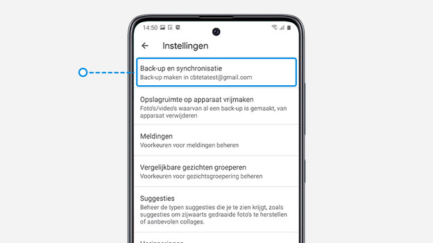 Back up en synchronisatie