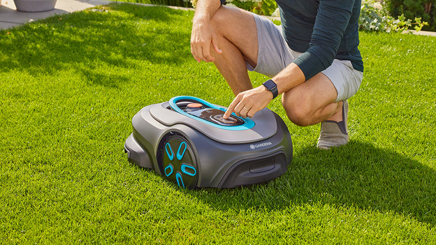 instellen robotmaaier