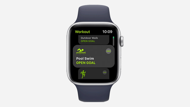 Start swim workout on the Apple Watch