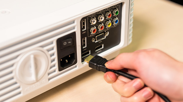 Gebruik een HDMI kabel