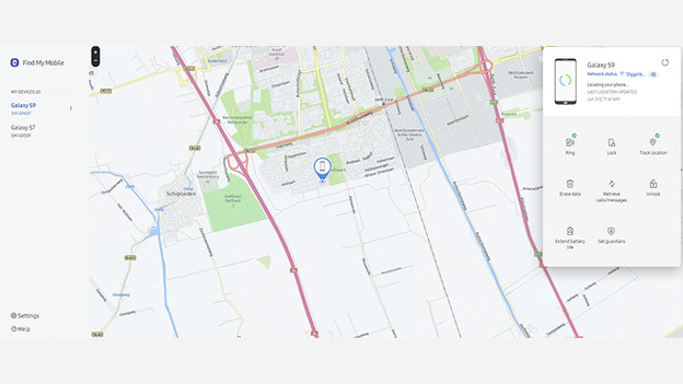 Samsung Find my mobile