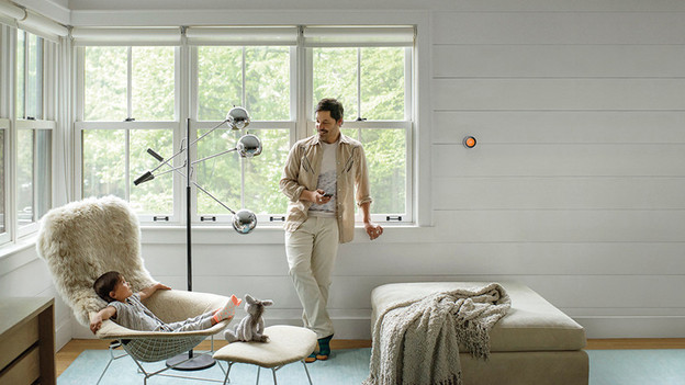 Google Nest thermostaat in huis
