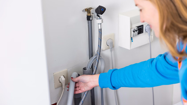 Wasmachine aansluiten