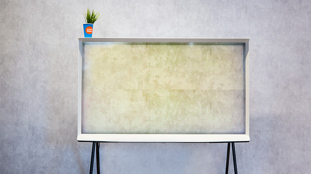 The Serif patroon van de muur op het scherm