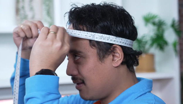 Fietshelm maat hoofdomtrek