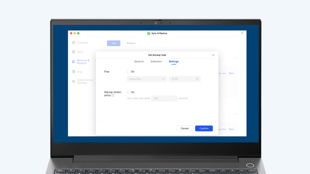 instellingen backuppen ugreen nas