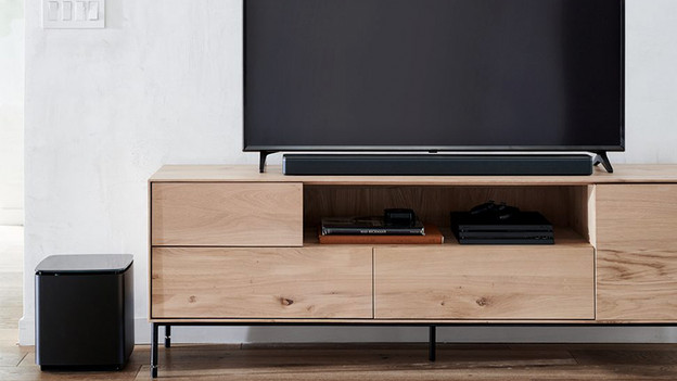 Bose speakers in living room