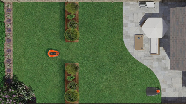 Gemiddelde gazons tot 1000 vierkante meter