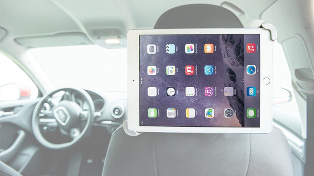 Tablet mount for in the car