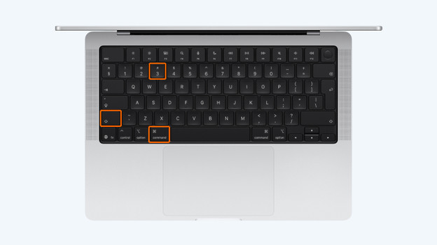 MacBook screenshot hele scherm