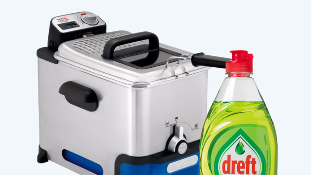 Frying pan taken apart