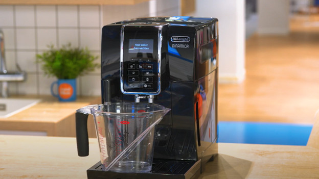 Spoel de machine door