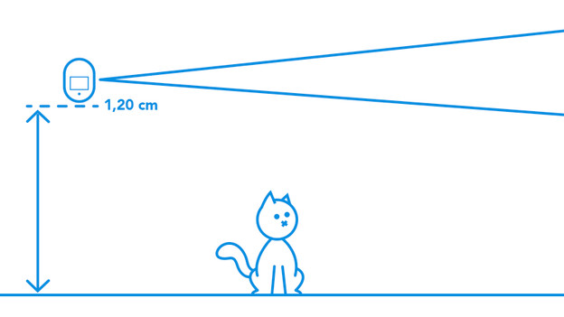 Motion detector with pets