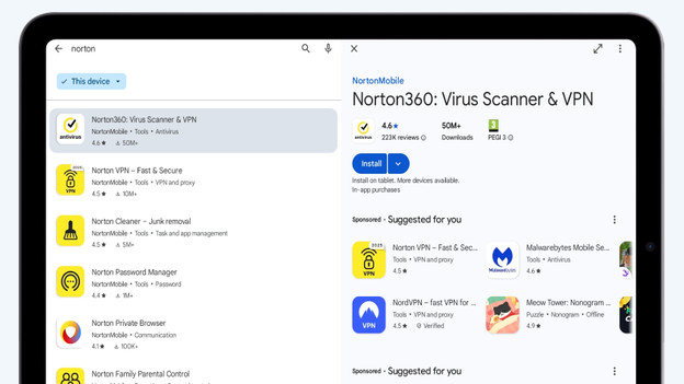 Install Norton Android