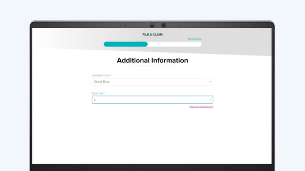 Fitbit request choose color