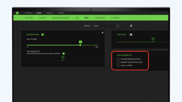 Microphone enhancement