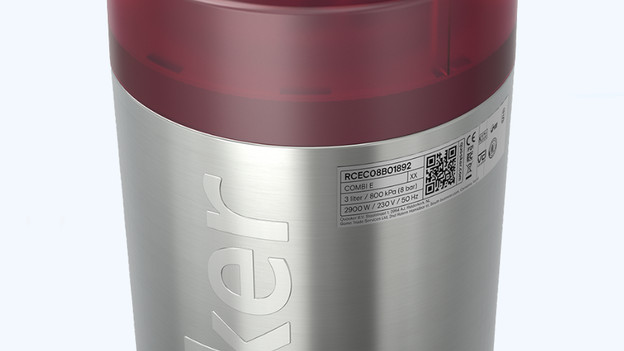 Serienummer op het reservoir