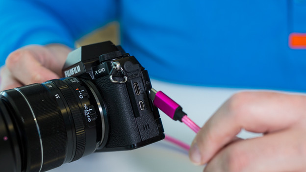 Fujifilm camera aansluiten
