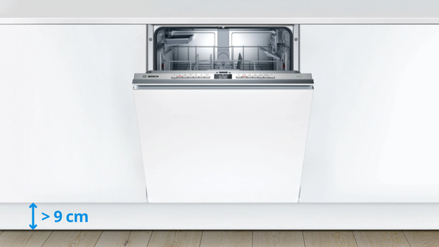 Plinthoogte: 9 centimeter of hoger