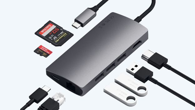 Satechi converter met kabels