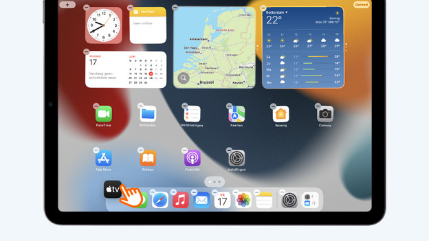 Apps verwijderen uit het dock