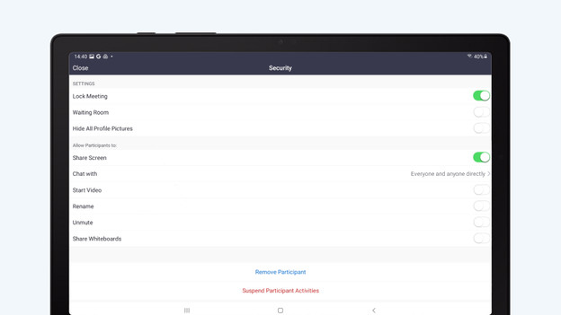 instellingen voor vergaderingen maken