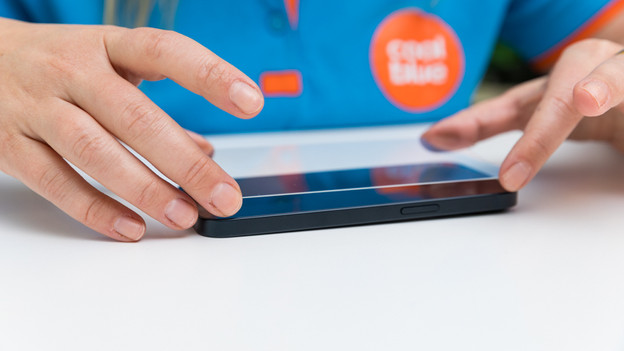 Have your screen protector applied at Coolblue