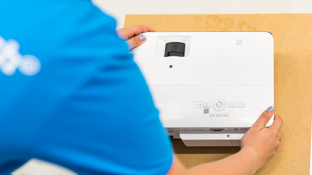 keystone correctie benq beamer