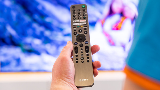Remote of the Sony A90J OLED TV