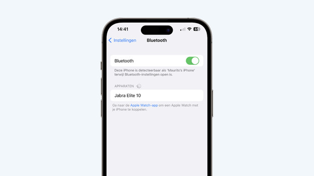 jabra oordopjes verbinden