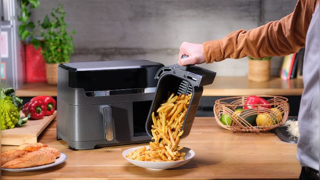 Tefal airfryer met 2 lades