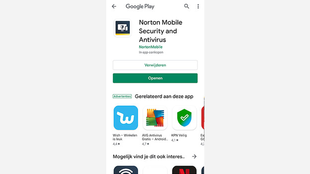 App Norton openen