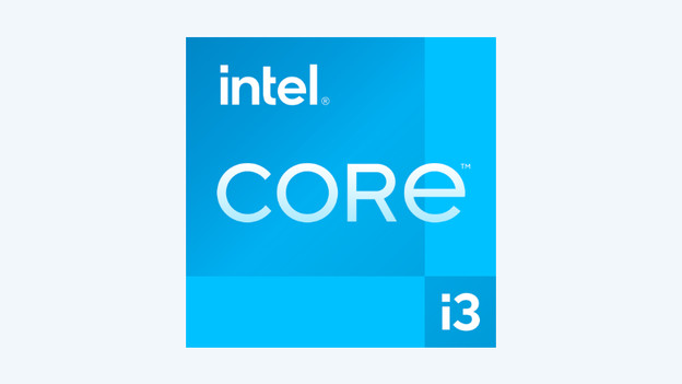 The logo of the 10th generation Intel Core i3 processor.