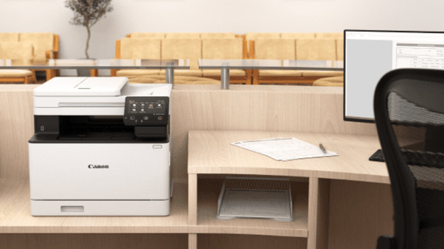 Laserprinter op een kantoor