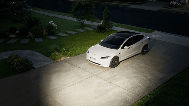 EufyCam 3: nachtzicht in kleur met spotlights